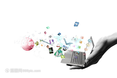 筆記本電腦在電子商務中的關鍵技術作用與媒體圖標的設計影響